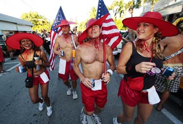Masquerade March 2009 photo - Duval Street, Key West